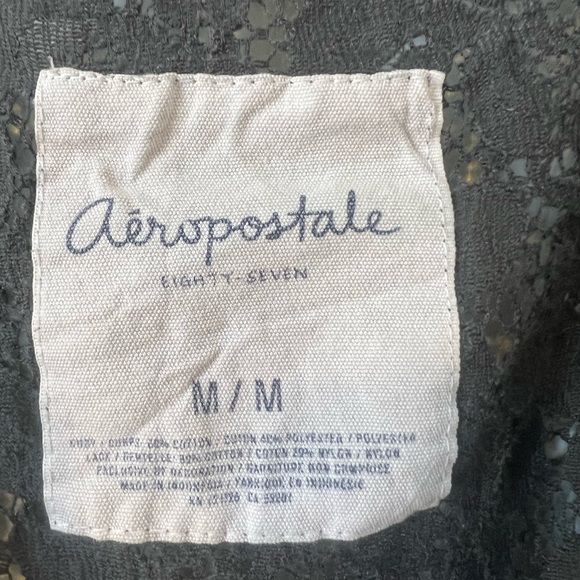 Aeropostale Grey Shirt Size Medium - Picture 6 of 6